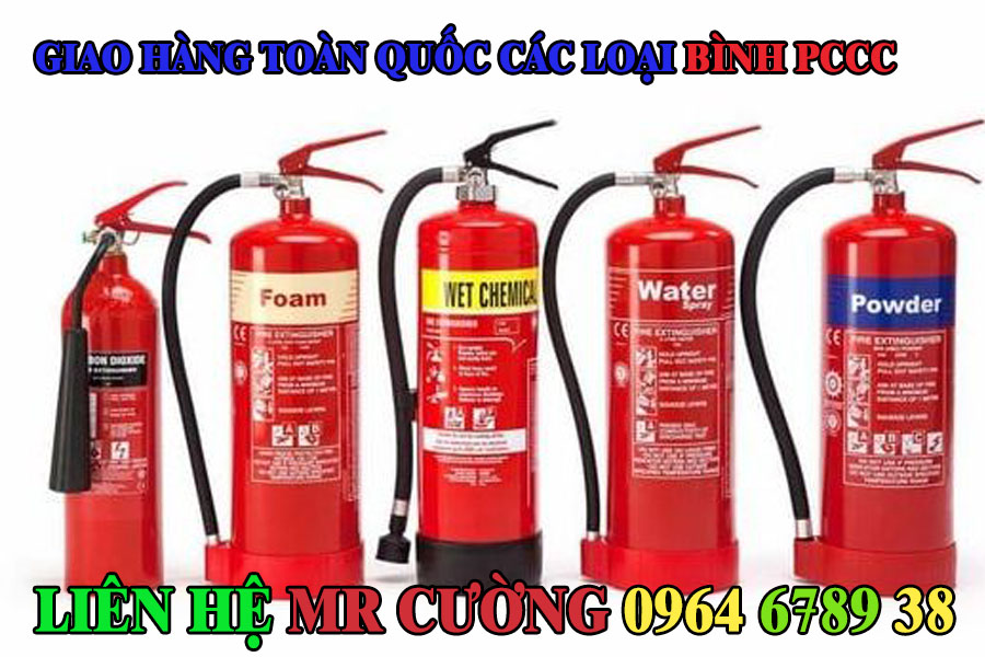 Giao hàng toàn quốc các loại bình PCCC